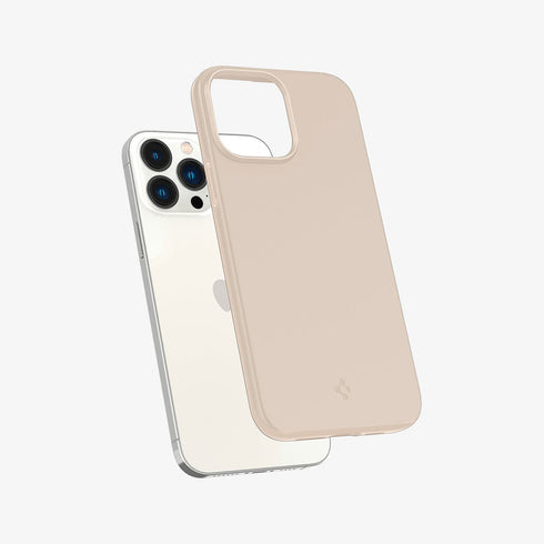 ACS03674 - iPhone 13 Pro Max Case Thin Fit in black showing the back